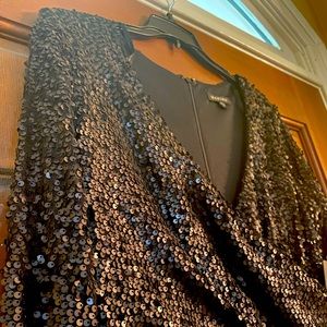 Marina, black, fit & flare dress from Nordstrom.